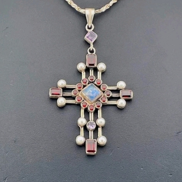 Designer Nicky Butler Necklace And Pendant Gemstone Sterling - Picture 7 of 7